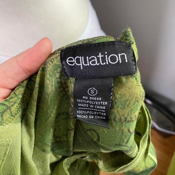 Green fairy shirt with button - Picture 4 of 6